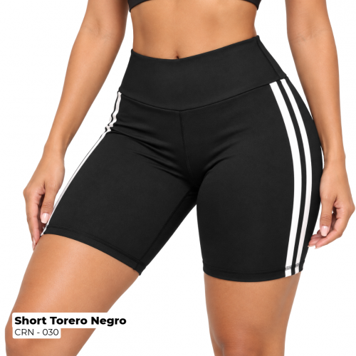 CRN-030 BIKER DAMA SUPLEX NEGRO BLANCO