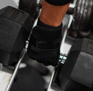 GUANTES DE GIMNASIO NEGROS