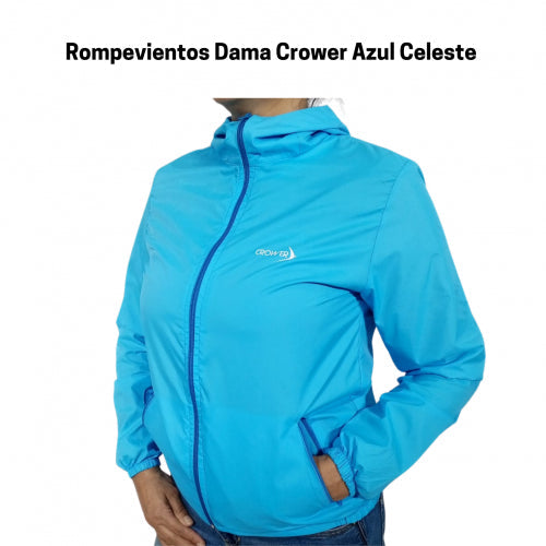 CR-054 ROMPEVIENTOS MUJER AZUL CELESTE