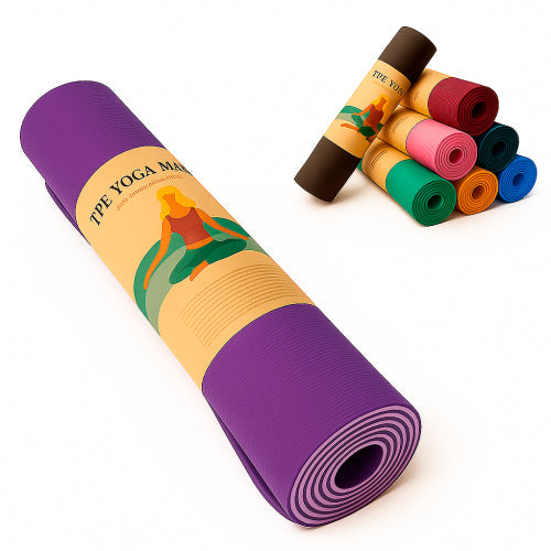 CR-417 COLCHONETA PARA YOGA ECOLOGICA MORADO