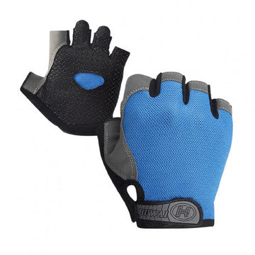CR-050 GUANTES DE GYM CORTO AZUL