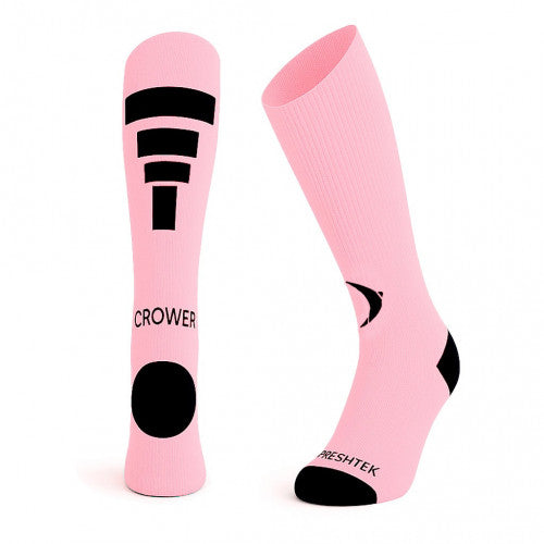 CR-062 MEDIA PROFESIONAL CROWER ROSADO / NEGRO