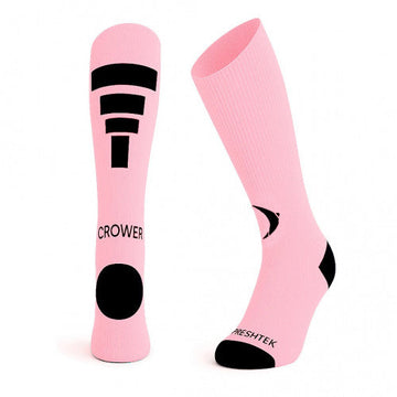 CR-062 MEDIA PROFESIONAL CROWER ROSADO / NEGRO