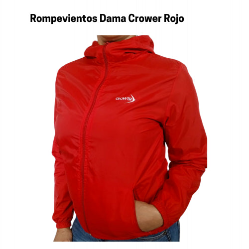CR-054 ROMPEVIENTOS MUJER ROJO