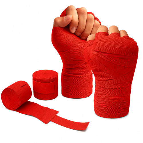 CR-465 VENDAS DE BOXEO EN ALGODON 5 M ROJO
