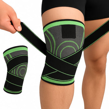 CR-085 RODILLERA DOBLE AJUSTABLE 7709 NEGRO