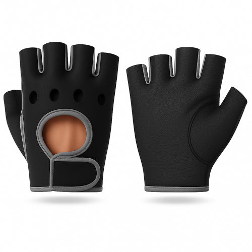 CR-589 GUANTES DE GYM GRIS