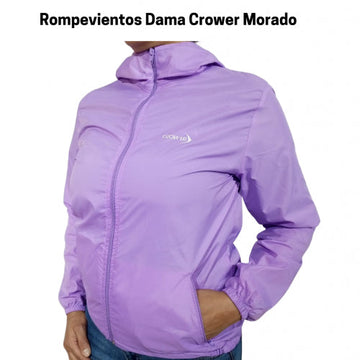 CR-054 ROMPEVIENTOS MUJER MORADO
