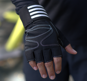 GUANTES PARA GYM CON MUÑEQUERA