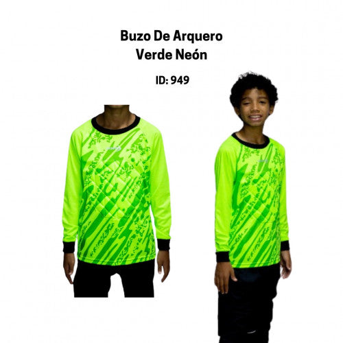 CR-009 BUZO DE ARQUERO VERDE NEON