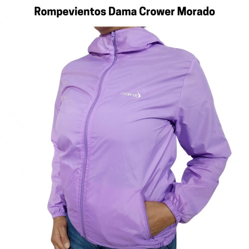 CR-054 ROMPEVIENTOS MUJER MORADO