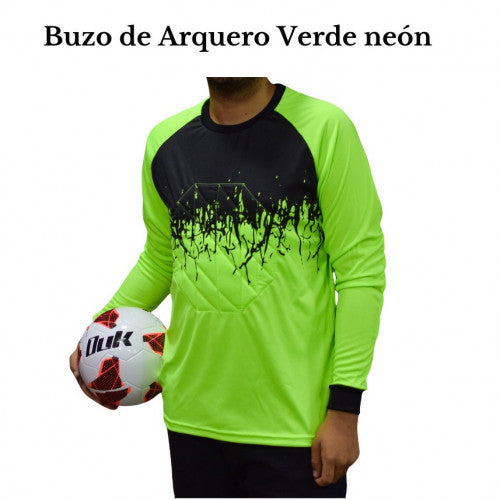 CR-009 BUZO DE ARQUERO VERDE NEON