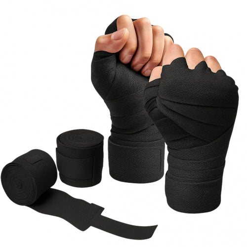 CR-465 VENDAS DE BOXEO EN ALGODON 5 M NEGRO