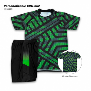 UNIFORME PERSONALIZABLE GEOMETRIC GREEN