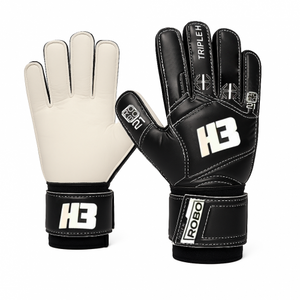 GUANTES DE ARQUERO ANTIFRACTURA HB NEGRO