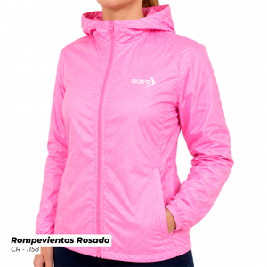 ROMPEVIENTOS CROWER ROSADO UNISEX