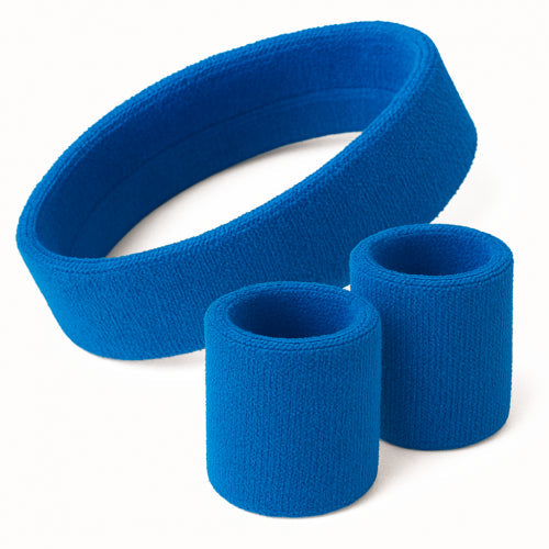 CR-502 SET DE BANDAS PARA SUDOR AZUL