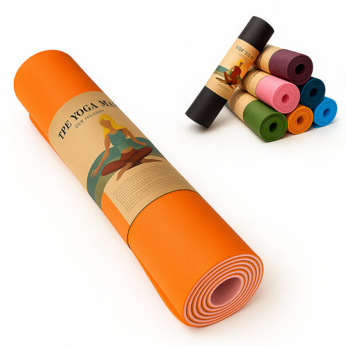 CR-417 COLCHONETA PARA YOGA ECOLOGICA NARANJA