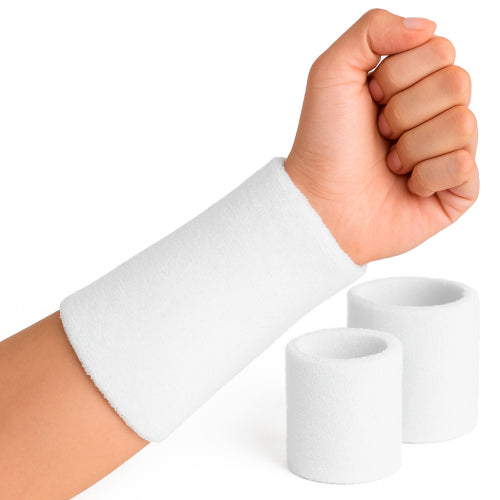 CR-501 PULSERA PARA EL SUDOR DOBLE BLANCO