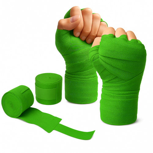 CR-465 VENDAS DE BOXEO EN ALGODON 5 M VERDE