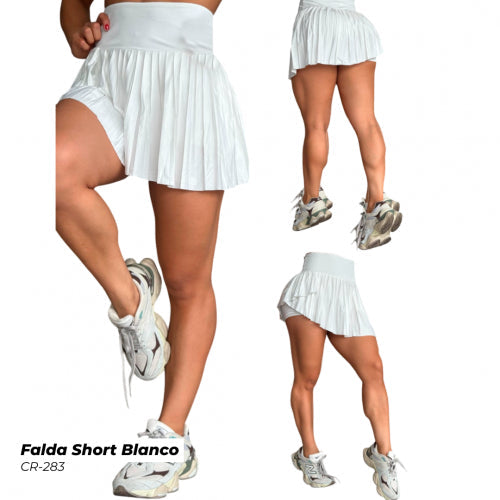 CR-283 FALDA SHORT -U- BLANCO