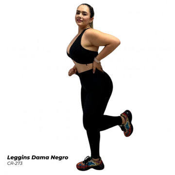 CR-273 LEGGINS DAMA -U- REF 015 NEGRO
