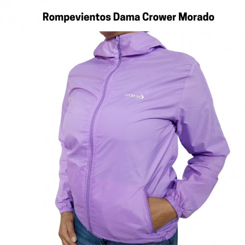 CR-054 ROMPEVIENTOS MUJER MORADO
