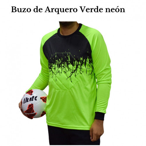 CR-009 BUZO DE ARQUERO VERDE NEON
