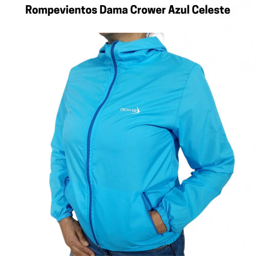 CR-054 ROMPEVIENTOS MUJER AZUL CELESTE