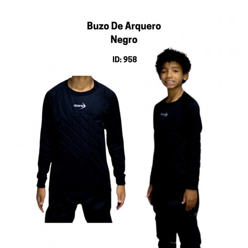CR-009 BUZO DE ARQUERO NEGRO