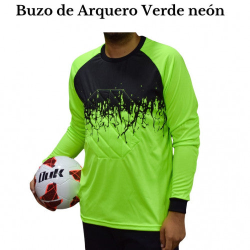 CR-009 BUZO DE ARQUERO VERDE NEON