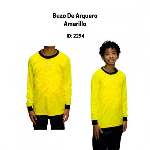 CR-009 BUZO DE ARQUERO AMARILLO