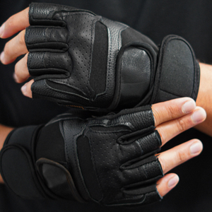 GUANTES DE GIMNASIO NEGROS