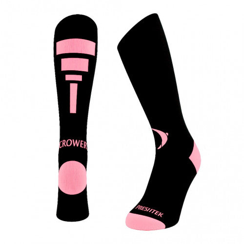 CR-062 MEDIA PROFESIONAL CROWER NEGRO / ROSADO