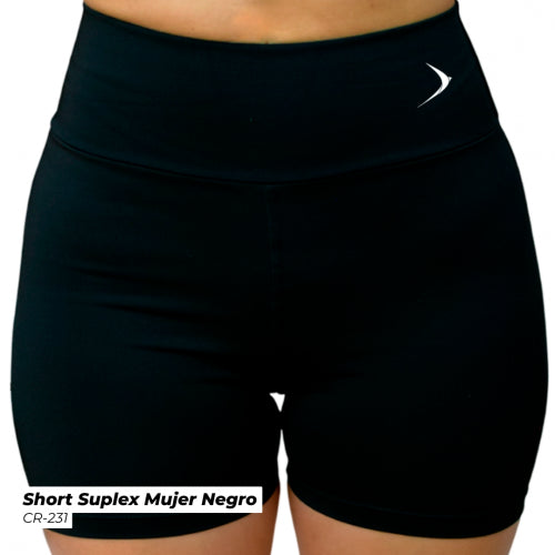 CR-231 SHORT SUPLEX MUJER 058 NEGRO