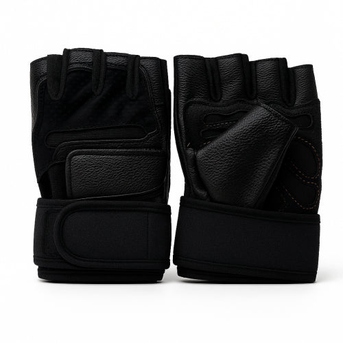 CR-631 GUANTES DE GYM NEGRO