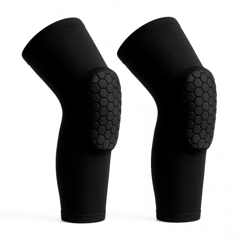 CR-045 PAR RODILLERA DE PROTECCION TERMOFORMADA MULTIUSOS NEGRO