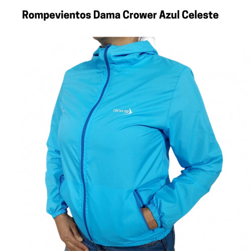 CR-054 ROMPEVIENTOS MUJER AZUL CELESTE