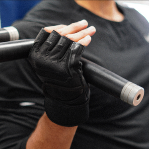 GUANTES DE GIMNASIO NEGROS