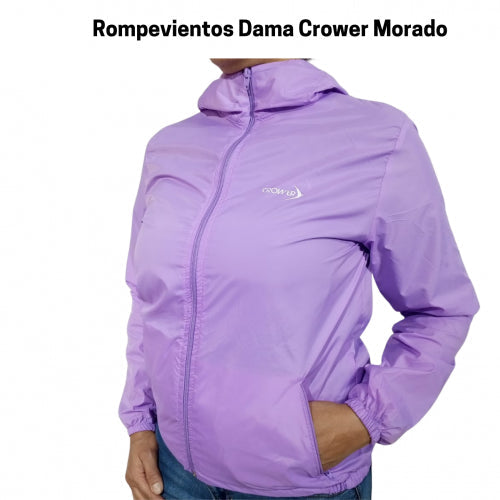 CR-054 ROMPEVIENTOS MUJER MORADO