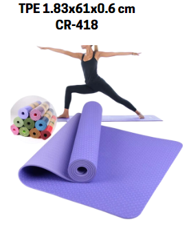 CR-418 COLCHONETA PARA YOGA 183 CM FUCSIA