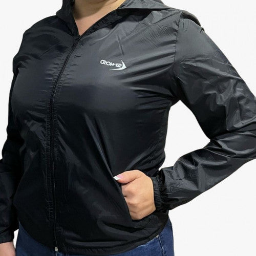 CR-054 ROMPEVIENTOS MUJER NEGRO