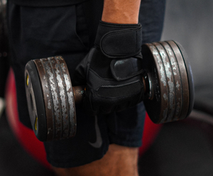 GUANTES DE GIMNASIO NEGROS