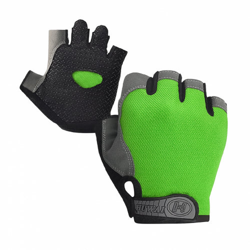 CR-050 GUANTES DE GYM CORTO VERDE