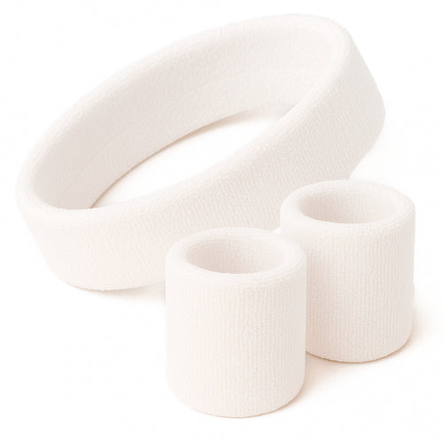 CR-502 SET DE BANDAS PARA SUDOR BLANCO