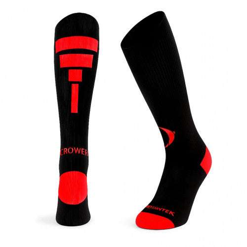 CR-062 MEDIA PROFESIONAL CROWER NEGRO / ROJO