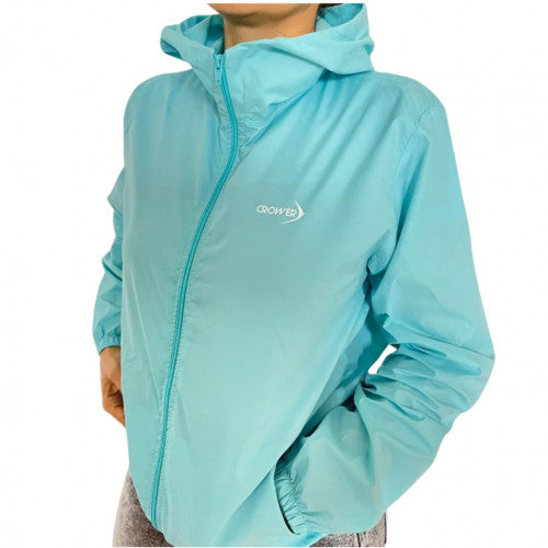 CR-054 ROMPEVIENTOS MUJER VERDE AGUA