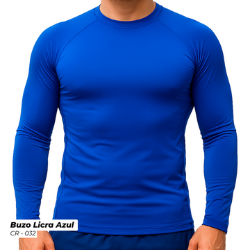 CR-032 BUZO LICRA AZUL