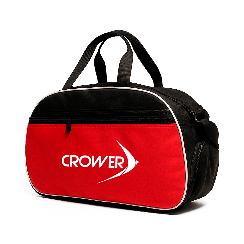 CR-104 MALETIN CON BOLSILLO CROWER ROJO