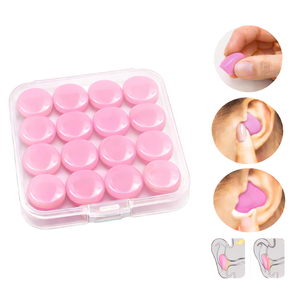 TAPONES DE OIDOS EN SILICONA CAJA x16 UNDS